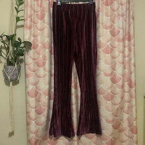 Wild Fable high waisted dark purple bell bottom pants